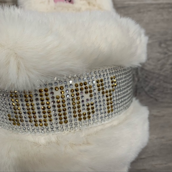 Juicy Couture Shoes Juicy Couture White Halo Embellished Slides